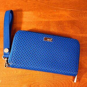 Jewell by Thirty-One, Blue Clutch Wallet with wristlet